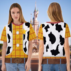 Woody Cowboy Doll Halloween Shirt, Halloween Costume For Family Group Matching T Shirt, Toy Story Cosplay Costume Party Hoodie Outfit image 2