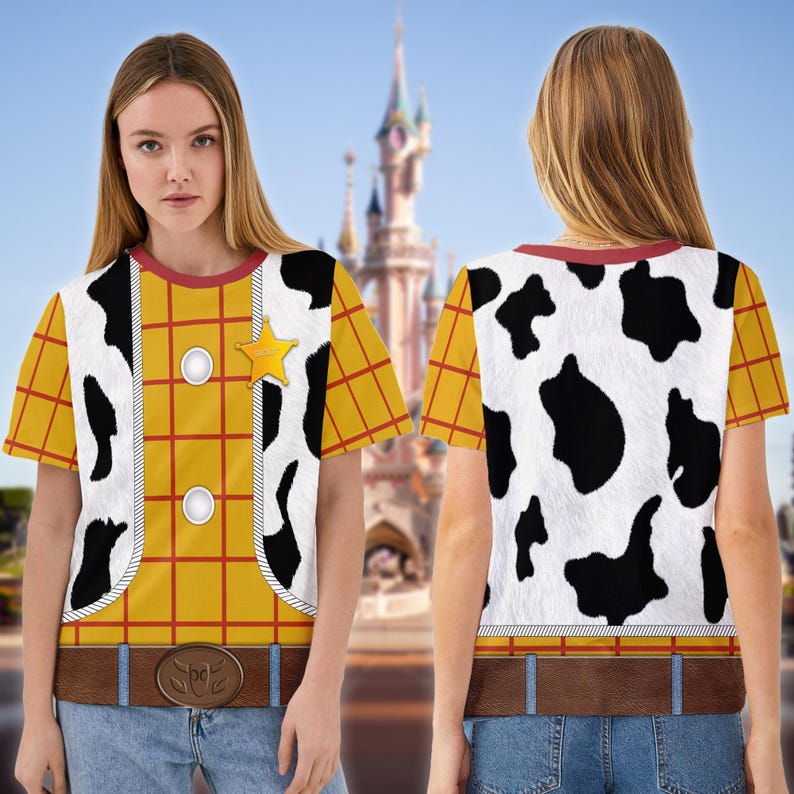 Woody Cowboy Doll Halloween Shirt, Halloween Costume For Family Group Matching T Shirt, Toy Story Cosplay Costume Party Hoodie Outfit image 2