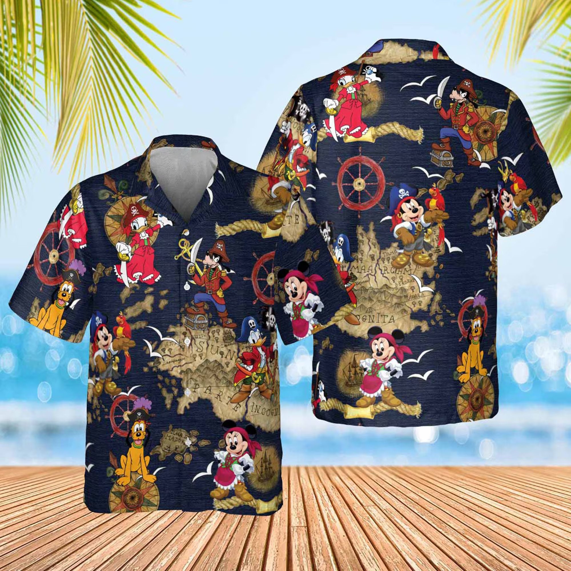 Discover Funny Mouse And Friends Hawaiian Shirt