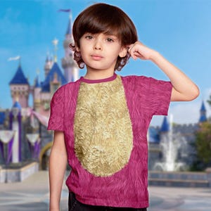 Lotso Bear Shirt, Pink Bear Costume Cosplay 3D Shirt, Toy Story Halloween Costume For Family Group T Shirt, Villain Halloween Toy Men Tee 画像 4