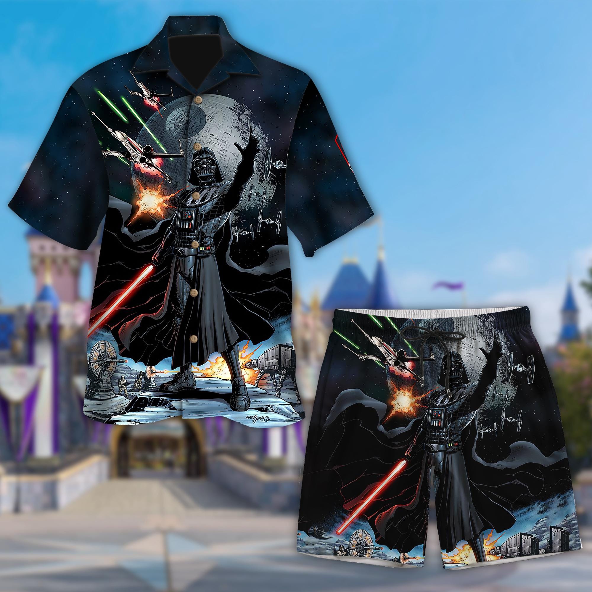 Star Wars Movie Hawaiian Shirt, Darth Vader Button Up, Darth Vader