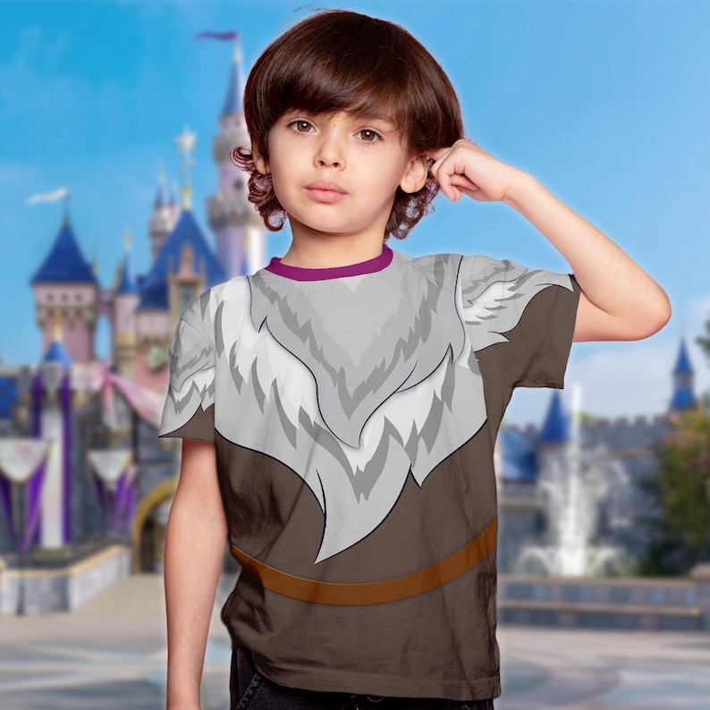 Sven Frozen Reindeer Costume T-Shirt, Sven Reindeer 3D Shirt, Frozen Magic Kingdom Character Halloween Cosplay Party Christmas Gift image 4