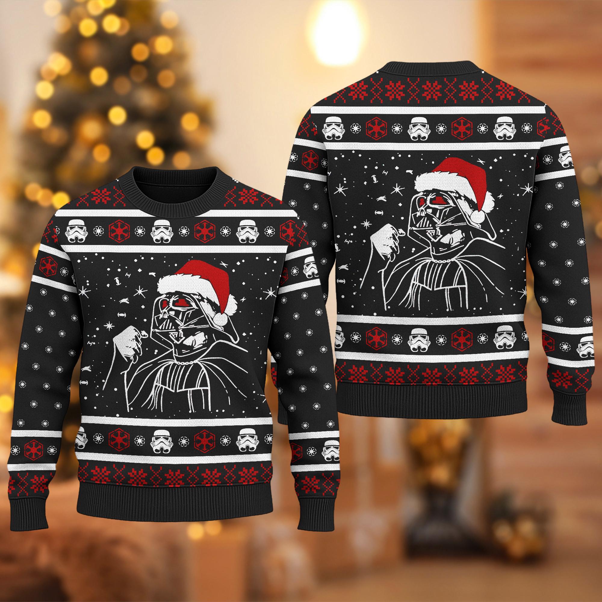 Star Wars - Faucon Milenium Falcon Attack Ugly Sweater Christmas Unisex Sweat A Capuche 62260