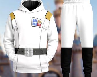 Grand Admiral Thrawn Costume Hoodie, Star Wars Character Cosplay Costume Sweatshirt, Movie Character Costume All Over Printed Clothing
