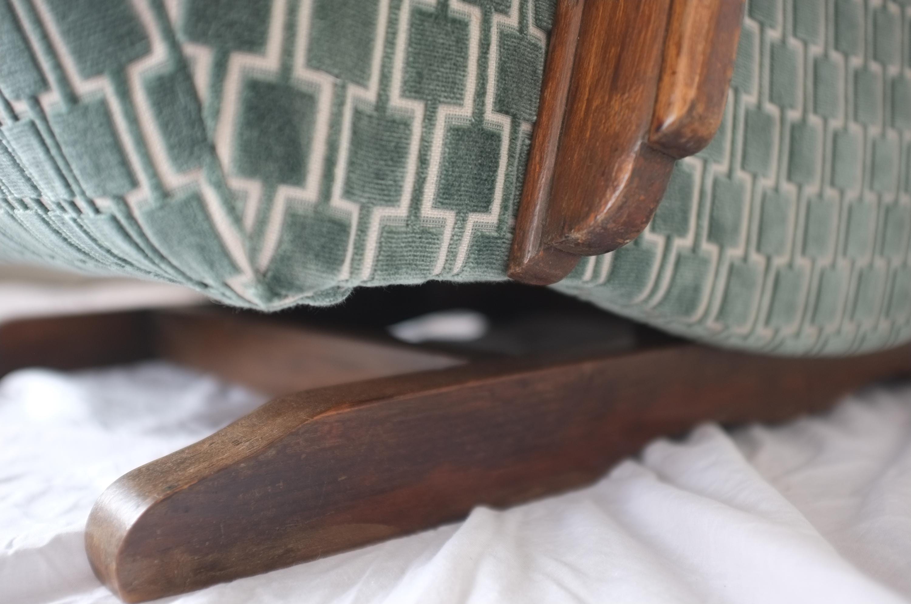 Vintage Bentwood Rocking Chair 1930s Halabala Banana Chair - Etsy
