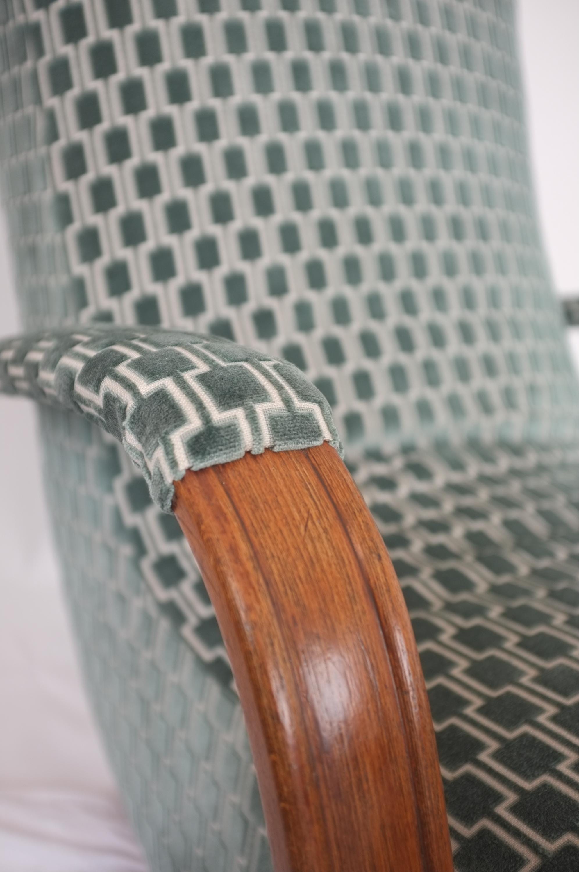 Vintage Bentwood Rocking Chair 1930s Halabala Banana Chair - Etsy