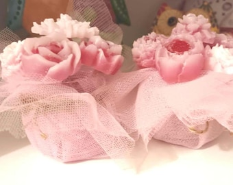 Ramo de flores de cera de soja, perfecto como idea de regalo para el Día de la Madre o como un elegante centro de mesa.