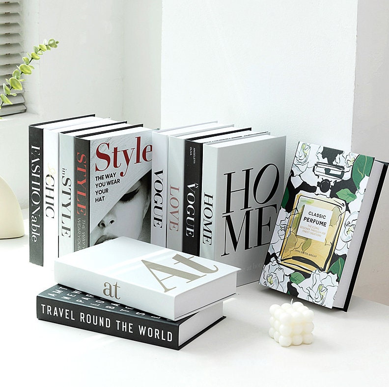 Fashion Luxury Decorative Book Coffee Table Decoration Book 