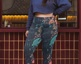 Leggings Summer Bloom, collants d'entraînement floraux légers, taille haute et extensible, parfaits pour le yoga, le Pilates, la course, la gym, cadeau pour elle