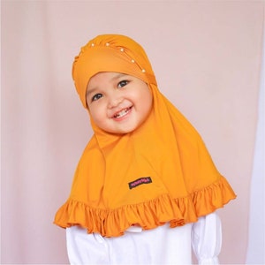 Newborn Baby Girl Hijab Headscarf Pearl Model Newborn 0 Month-10 Years, Children Hijab, Muslim T Shirt, Baby Gift, Baby New Born Gift FD22