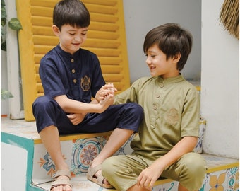 Abayas Children's Mooi Adam Set Series 6 Month-10 Year, Muslim T Shirt, Baby boy shirt, Baby shirt, Baby Gift,Baby New Born Gift FD39