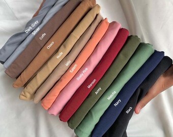Instant Oval Jersey Pashmina Hijab, khimar hijab, Hijab for muslim women, Premium Quality Hijab Jersey Scarf, Niqab, Instant Hijab FD48