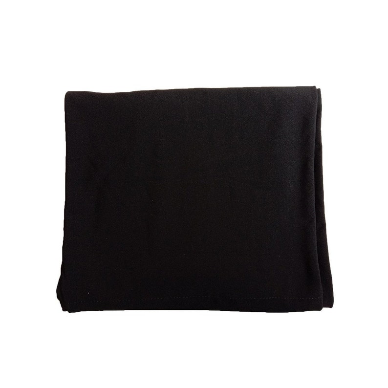 Khimar Syari Jumbo Jersey Premium Instant Bergo Veil Hijab, khimar Hijab för muslimska kvinnor, muslimska kläder, present till kvinnor, present till mamma FD57 Svart