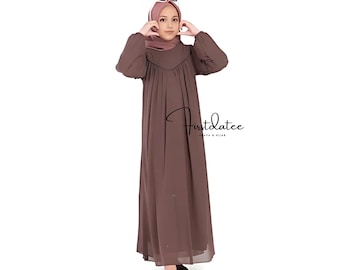 Dress Gamis, Kids Muslim Abaya, Traditional Islamic Clothing, Modest Wear for Children, Abaya for Girls, Muslim Children's Attire FD95