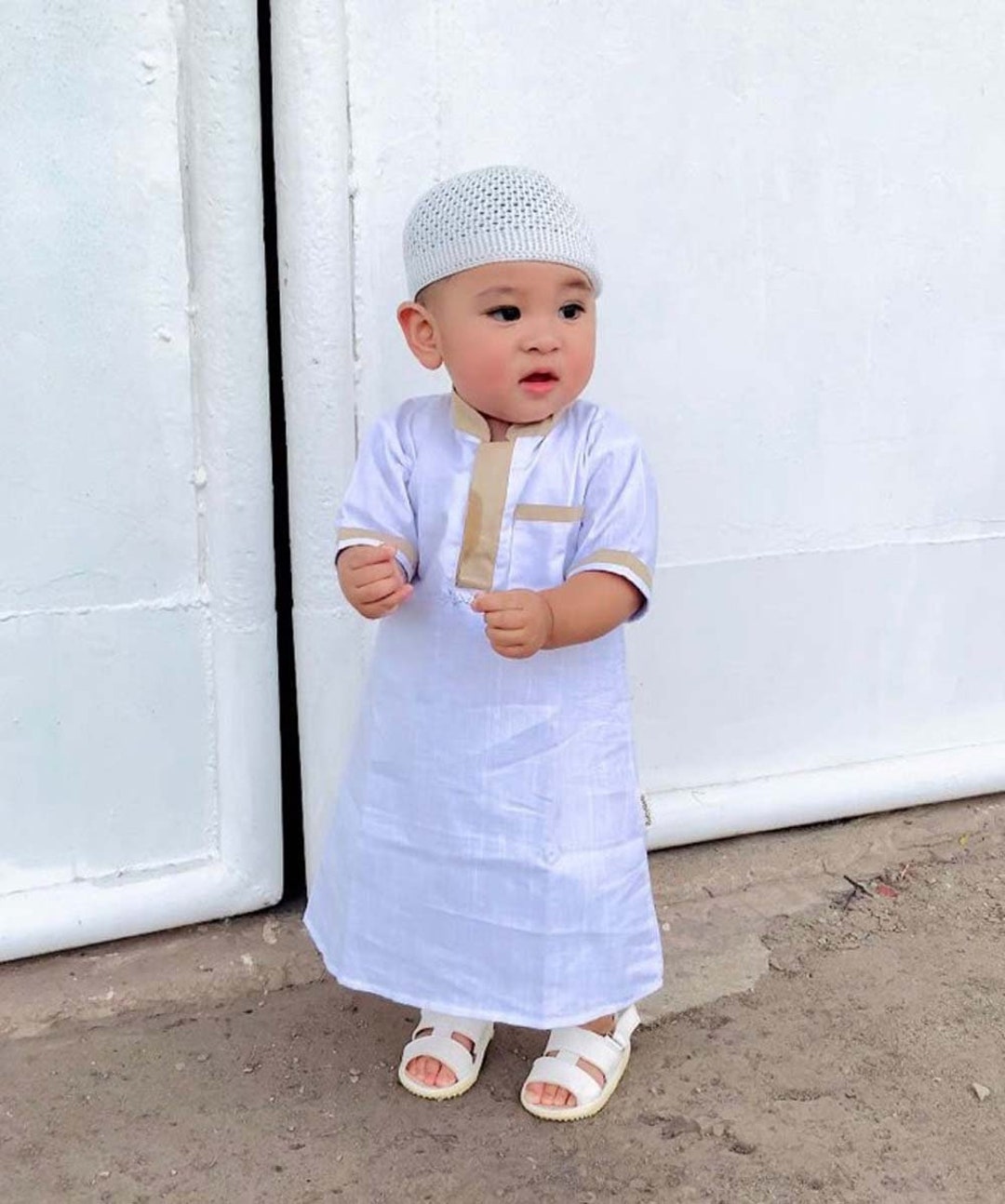 Abayas Children's Pajama Pakistani Arab Month-2 Years, Muslim T Shirt,  Baby Boy Shirt, Baby Shirt, Baby Gift,baby New Born Gift FD40