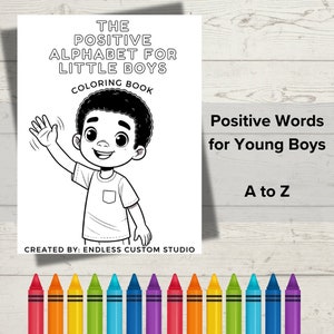 Groep jongeren, Positieve, Affirmatie, Kinderen, Basisschool, Middelbare school, Afro-Amerikaans meisje, Positieve, Affirmatie, Kleurboek, Kleurboek