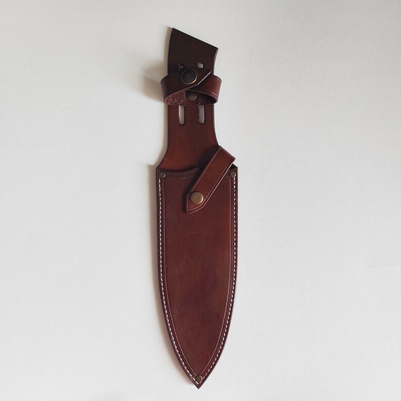 Hunters Leather Knife Sheath/leather Sheath/personalized Knife Sheath