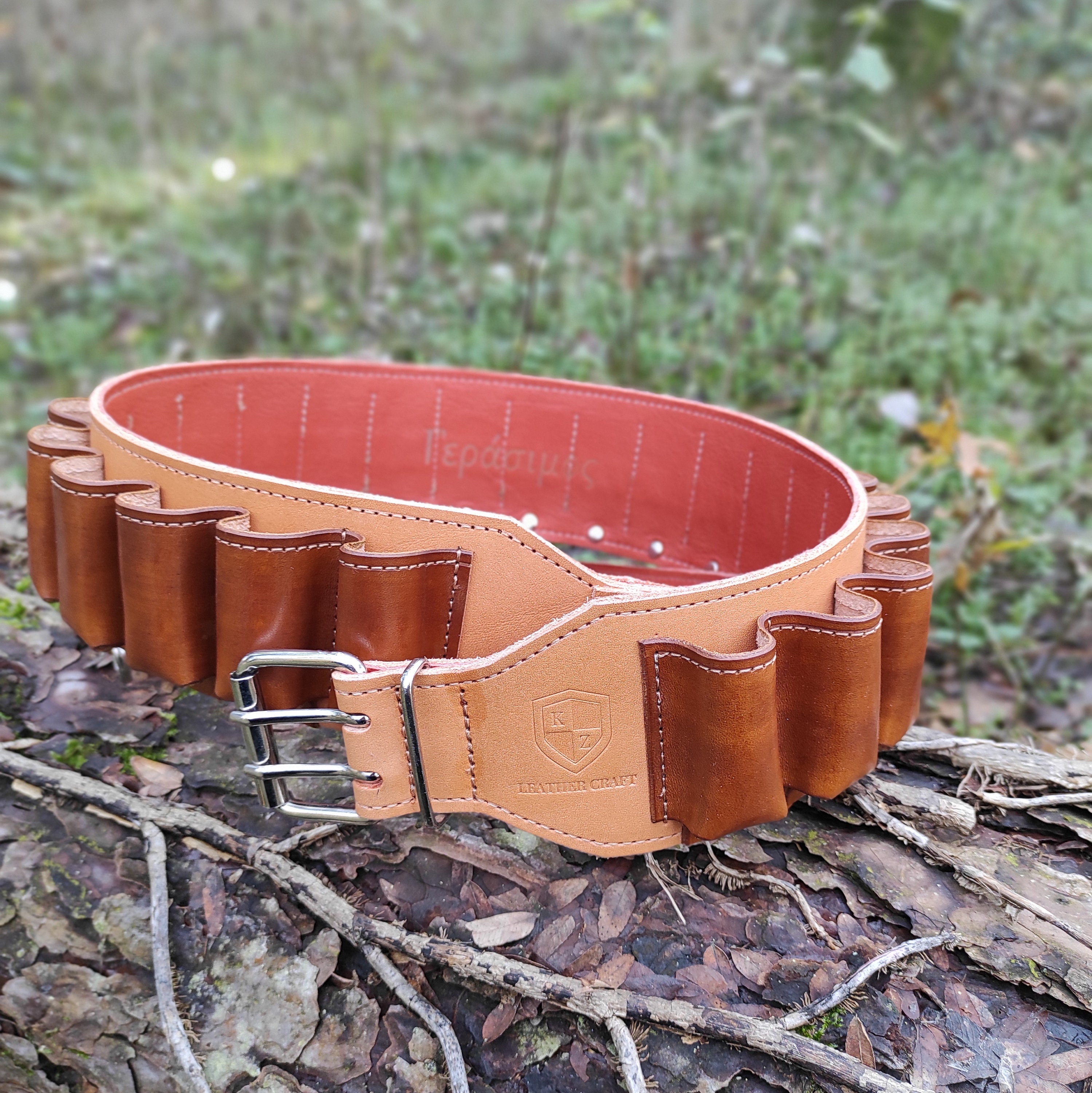 Leather Cartridge Belt/leather Cartridge Holder/cartridge Belt Holder