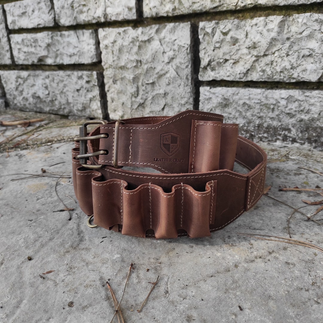 Leather Cartridge Belt/leather Cartridge Holder/cartridge Belt Holder