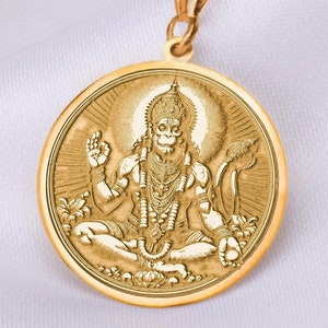 Gold Hanuman Etsy