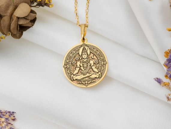 Gold locket shiva store