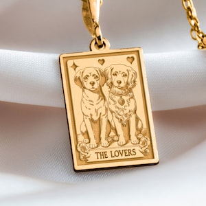 Romantic Puppy Necklace - Cute Dog Lover Jewelry, Gift for Her, Adorable Pet Charm Necklace, Unique Animal Lover Accessory
