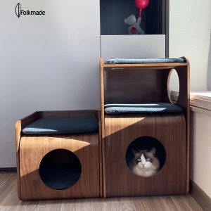 Modern Cat, Cat Furniture, Coffee Table, Cat House, Cat Bed, Cat Box, Nordic Cat, Cat Table, Cat Bedside table, Cat cave, Cat Gift