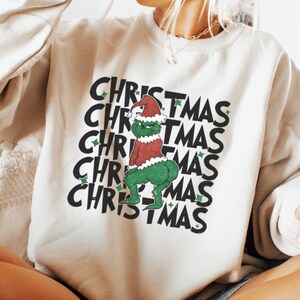 Christmas Twerking Grinch, The Grinch Christmas Sweatshirt, Womens Christmas Sweatshirt, Grinchmas Sweatshirt, Winter Sweatshirt