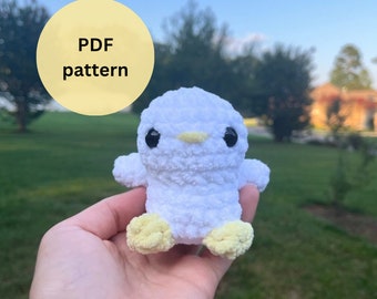 Modèle de caneton au crochet : peluche Amigurumi pour bébé (Modèle PDF)
