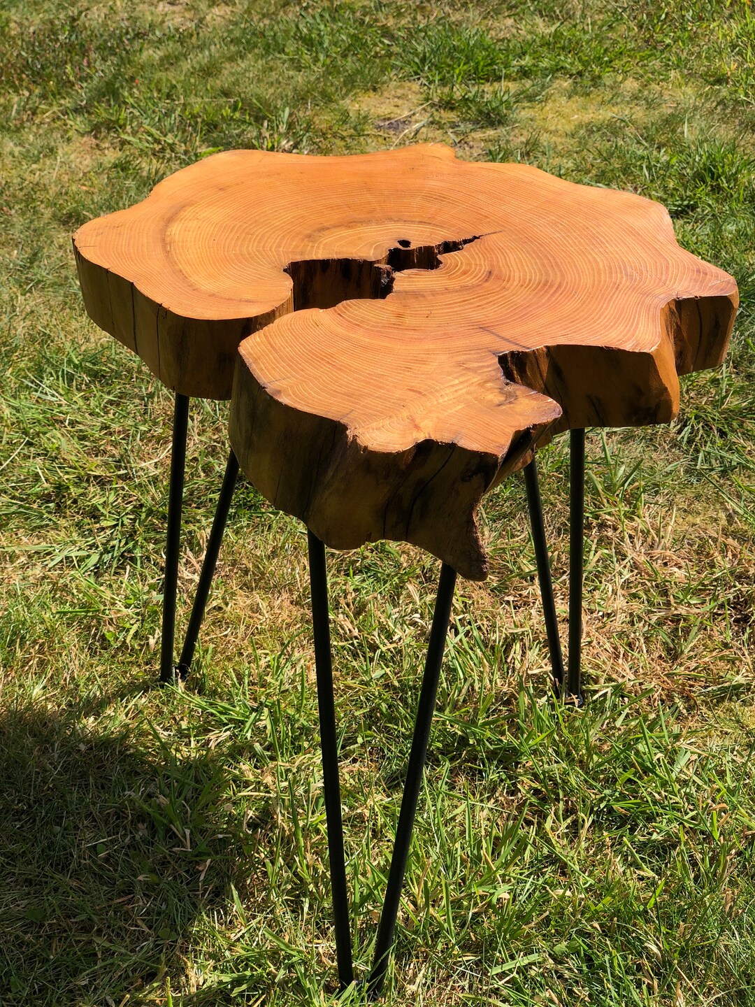 Wooden Table Side Table Wooden Stool Etsy