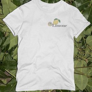 Limone T-shirt, Lemon Tee, Italian Shirt, Positano Graphic Tee, Almafi ...
