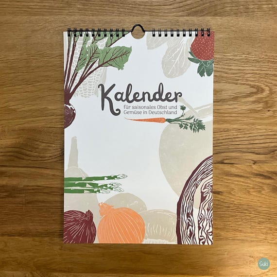 Saisonkalender Obst und Gemüse A3 / A4