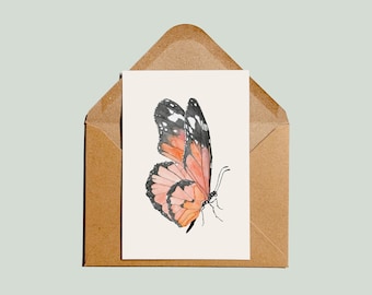 Butterfly postcard | Monarch butterfly postcard