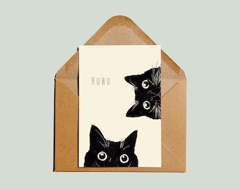 Postcard-looking cats