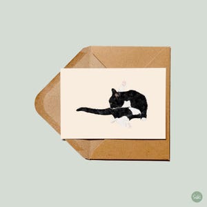Postkarte Katze