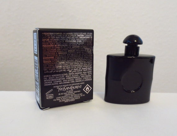 Collectible Miniature Y. Saint Laurent Black Opium Le Parfum 7.5 Ml Mini Size Bottle 0.25oz Etsy Canada