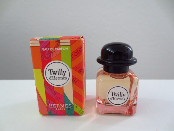 Collectible Miniature Twilly Hermes Eau De Parfum 7.5 Ml Mini Size Bottle 0.25oz Etsy Canada