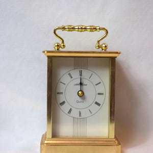 Vintage Seth Thomas Quarzuhr Tisch- oder Kaminuhr Cherish II Modell #248