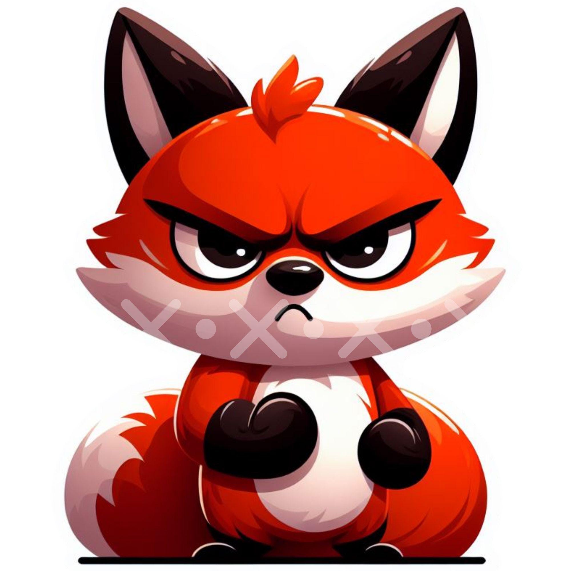 Funny Grumpy Animals Clipart, Cartoon Pet Pngs (30, Digital Download ...