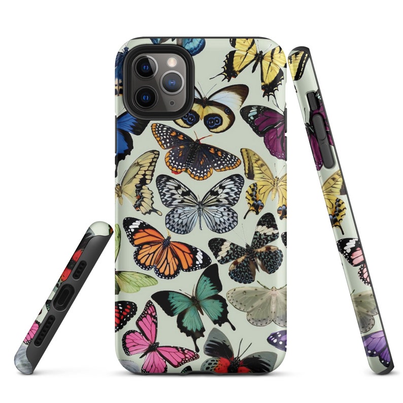 Butterfly Collage Background iPhone Case