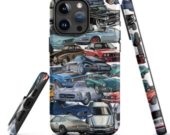 Automotive Cars Collage iPhone Case