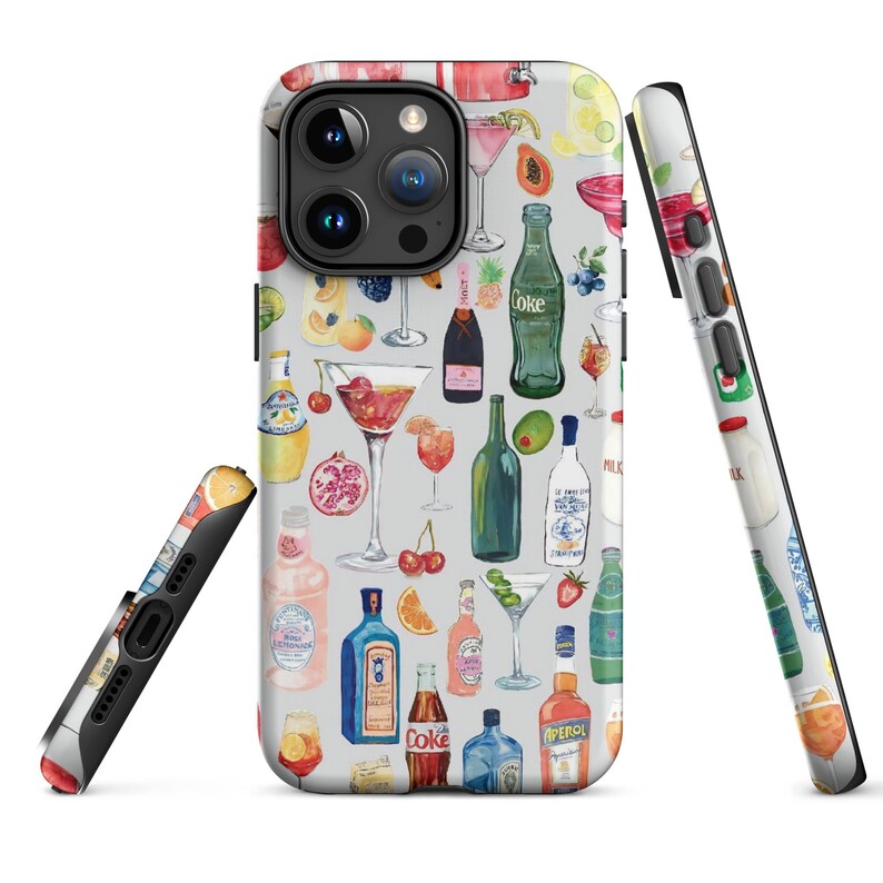 Drinks Collage iPhone Case