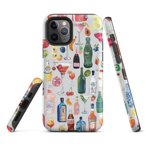 Drinks Collage iPhone Case