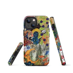 Aesthetic Collage Background iPhone Case