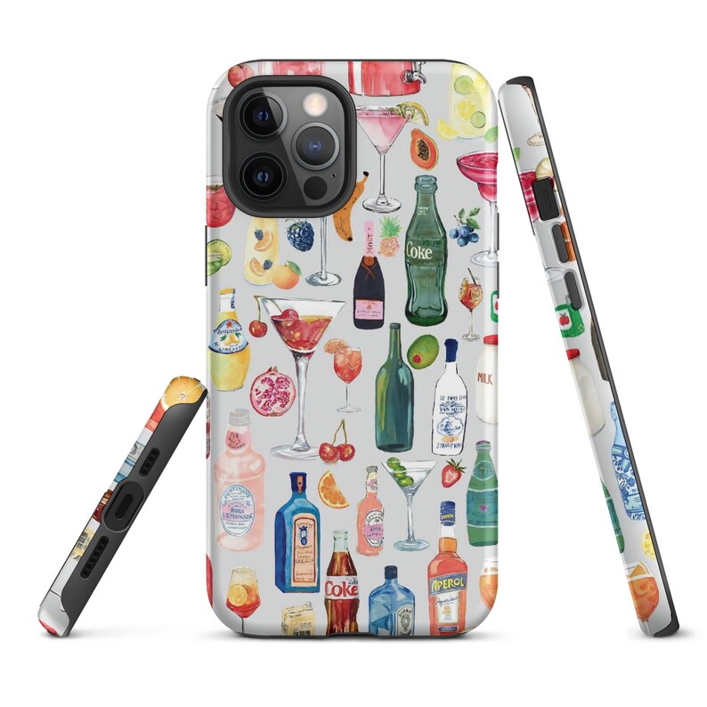 Drinks Collage iPhone Case