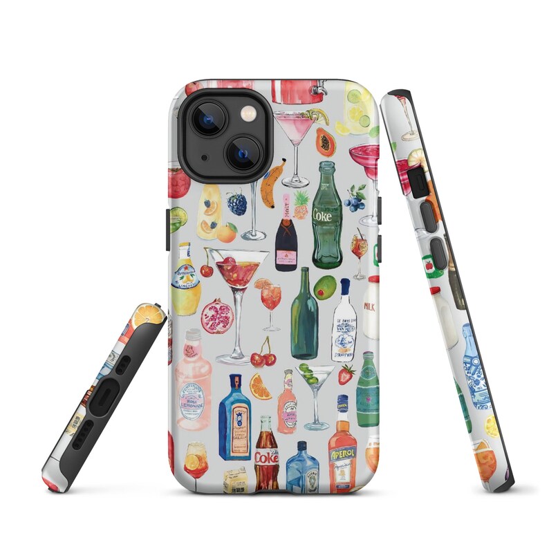 Drinks Collage iPhone Case