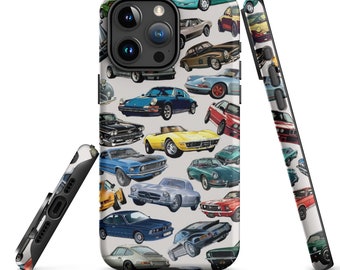Automotive Cars Collage iPhone Case