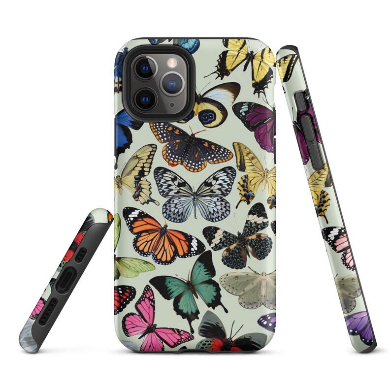 Butterfly Collage Background iPhone Case