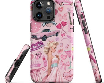 Girl Pink Aesthetic iPhone Case