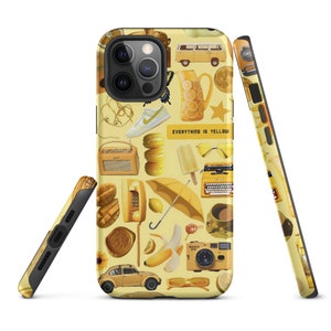 Yellow Collage Aesthetic iPhone Case